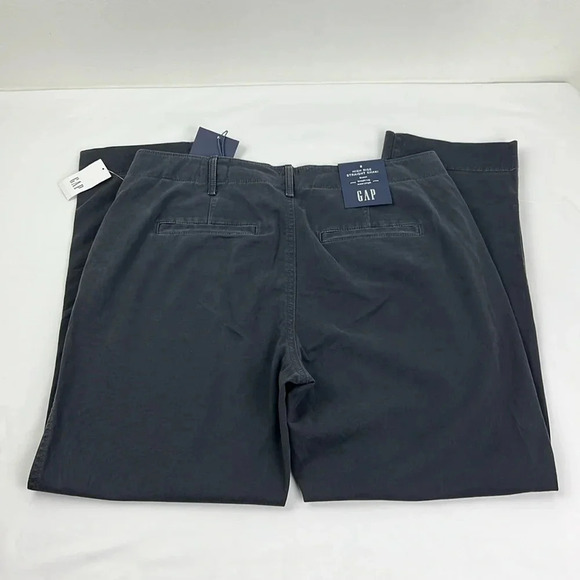 Gap New Women’s 8‎ High Rise Straight Khaki Ankle Pant - Picture 3 of 10